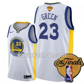 Dres Golden State Warriors Draymond Green 23 2018 NBA Finals Patch Nike Bijela Swingman